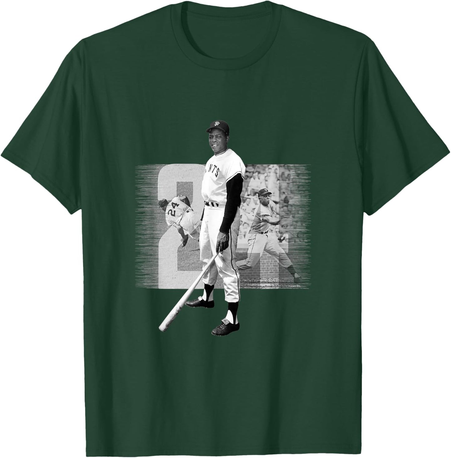 Willie Mays_Baseball_001 T-Shirt - T-Shirt | Forest