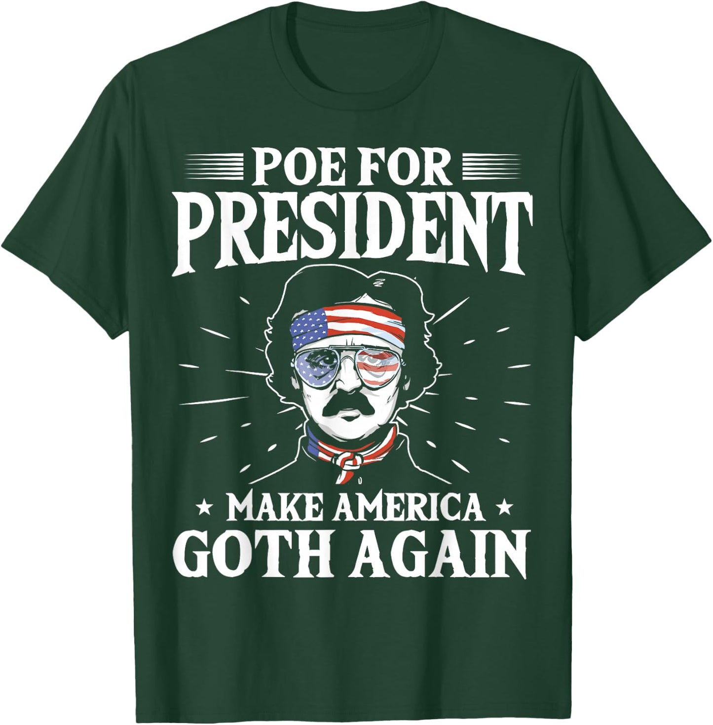 Edgar Allan Poe - American Writer - Author Edgar Allen Poe T-Shirt - T-Shirt | Forest