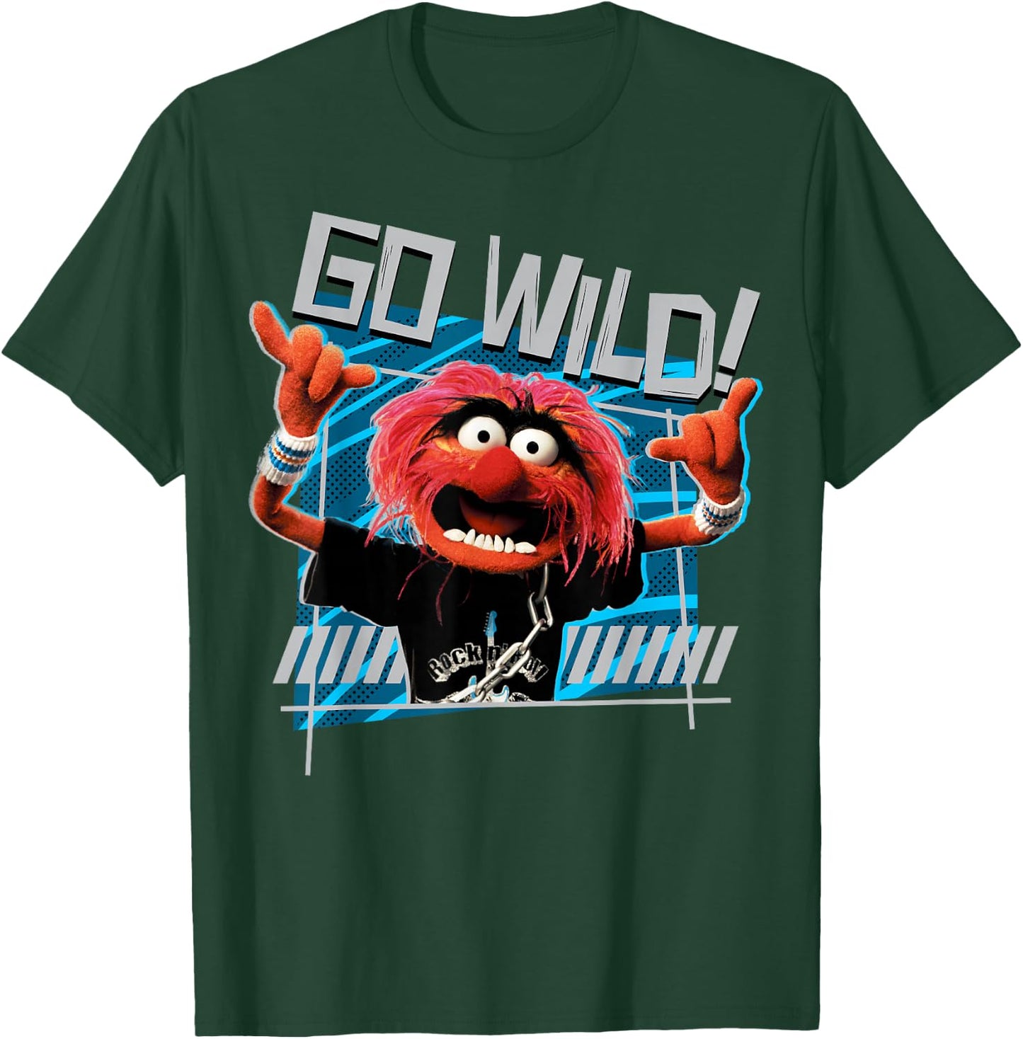 Disney The Muppets Animal Go Wild Small T-Shirt - T-Shirt | Forest