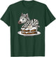 Zebra Cake With A Cartoon Style T-Shirt - T-Shirt | Forest