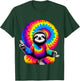Hippie Sloth Peace Sign Tie-Dye T-Shirt - T-Shirt | Forest