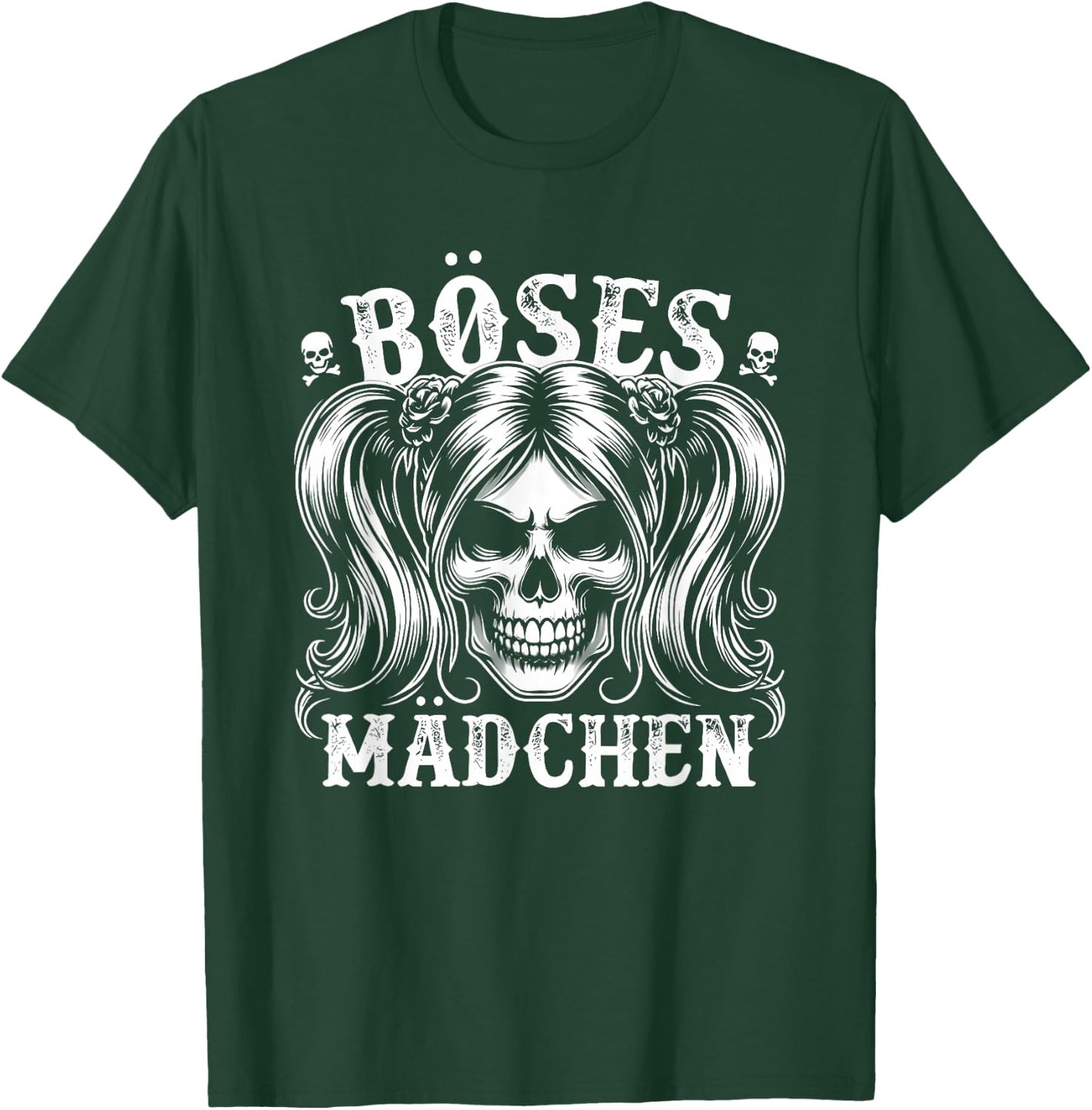 böses mädchen - Damen - Frauen und Mädchen, Bikerinnen und Rockerbräute, Klassik-Fans - Schwarz - S - Kurzarm T-Shirt - T-Shirt | Forest