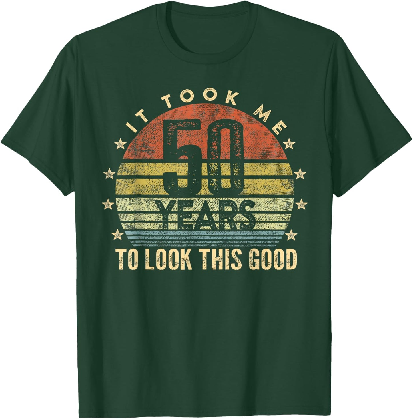 It Took Me 50 years To Look This Good Birthday Party T-Shirt - T-Shirt | Forest