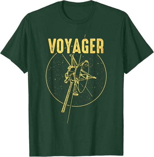 Voyager 1 & 2 Raumsonde Sonnensystem Astronomie Raumfahrt T-Shirt - T-Shirt | Forest