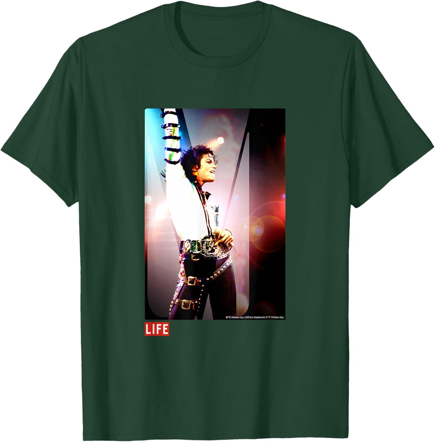LIFE Bildersammlung _ Michael Jackson 03 , black T-Shirt - T-Shirt | Forest