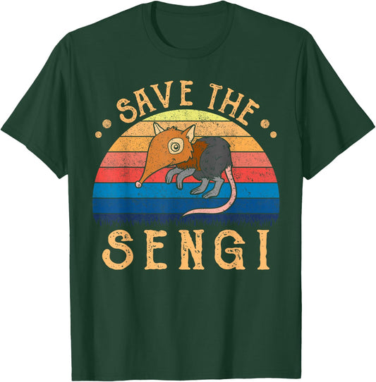 Elephant Shrew Jumping Shrew Sengi T-Shirt - T-Shirt | Forest