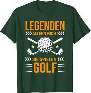 Golf Birthday Legends Aging Not You Play Golf , black T-Shirt - T-Shirt | Forest