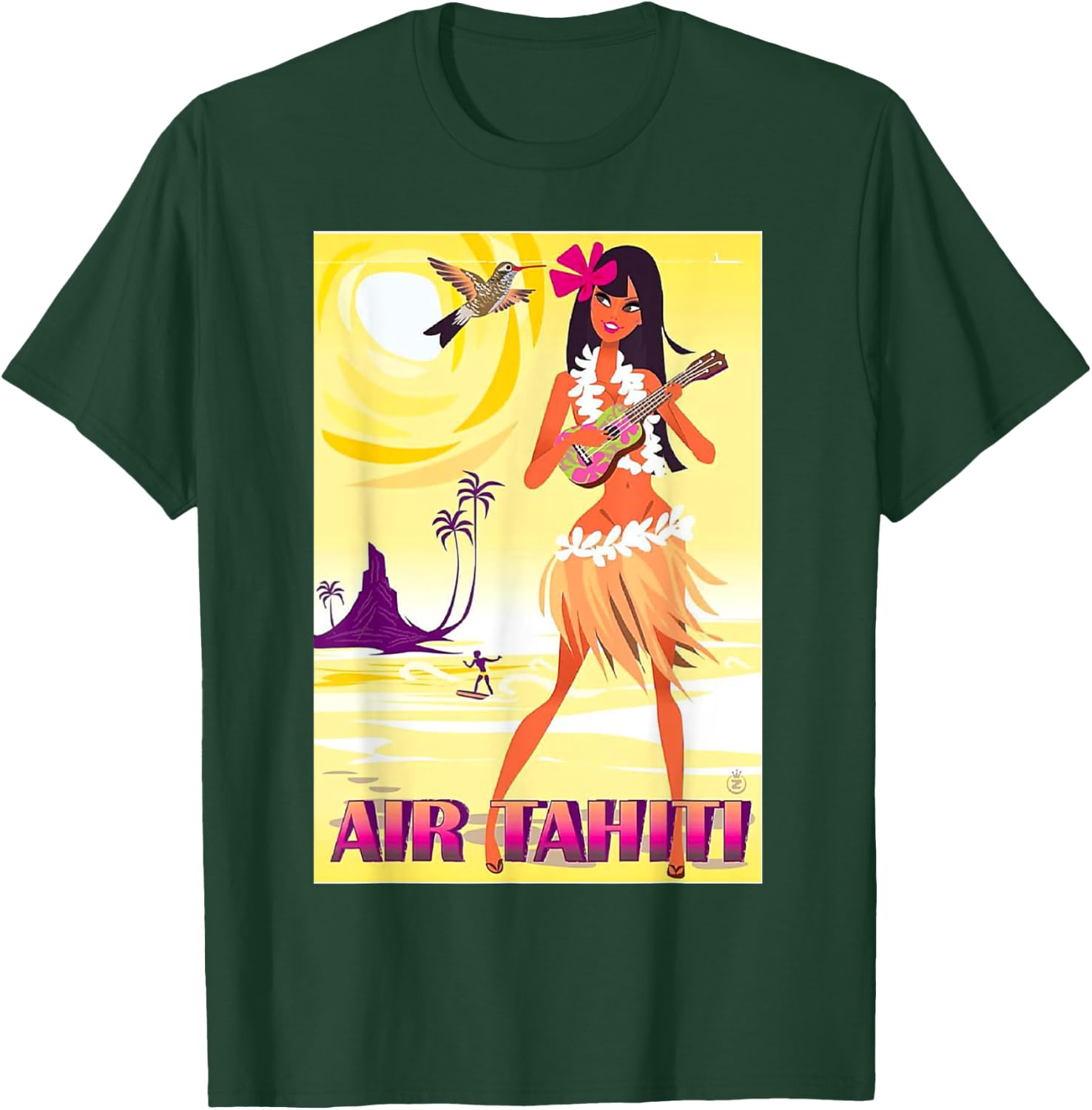 Air Tahiti T-Shirt - T-Shirt | Forest