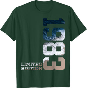 43 Jahre 43. Geburtstag Limited Edition 1983 T-Shirt - T-Shirt | Forest