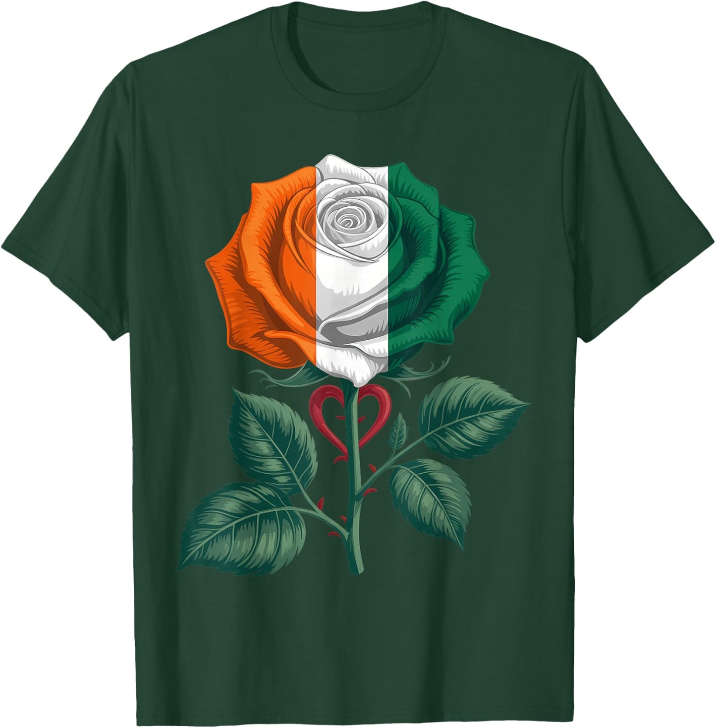 Ivory Coast Flag Cote D'Ivoire Ivorian Roots T-Shirt - T-Shirt | Forest