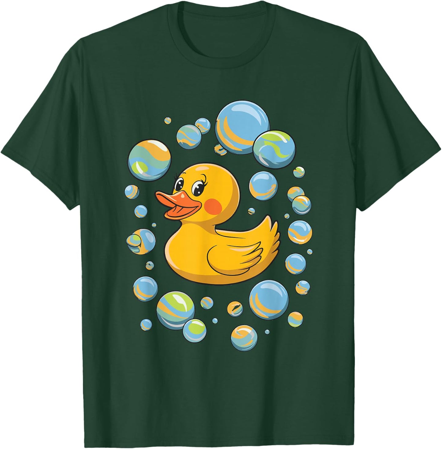 Rubber Duck Bubbles T-Shirt - T-Shirt | Forest
