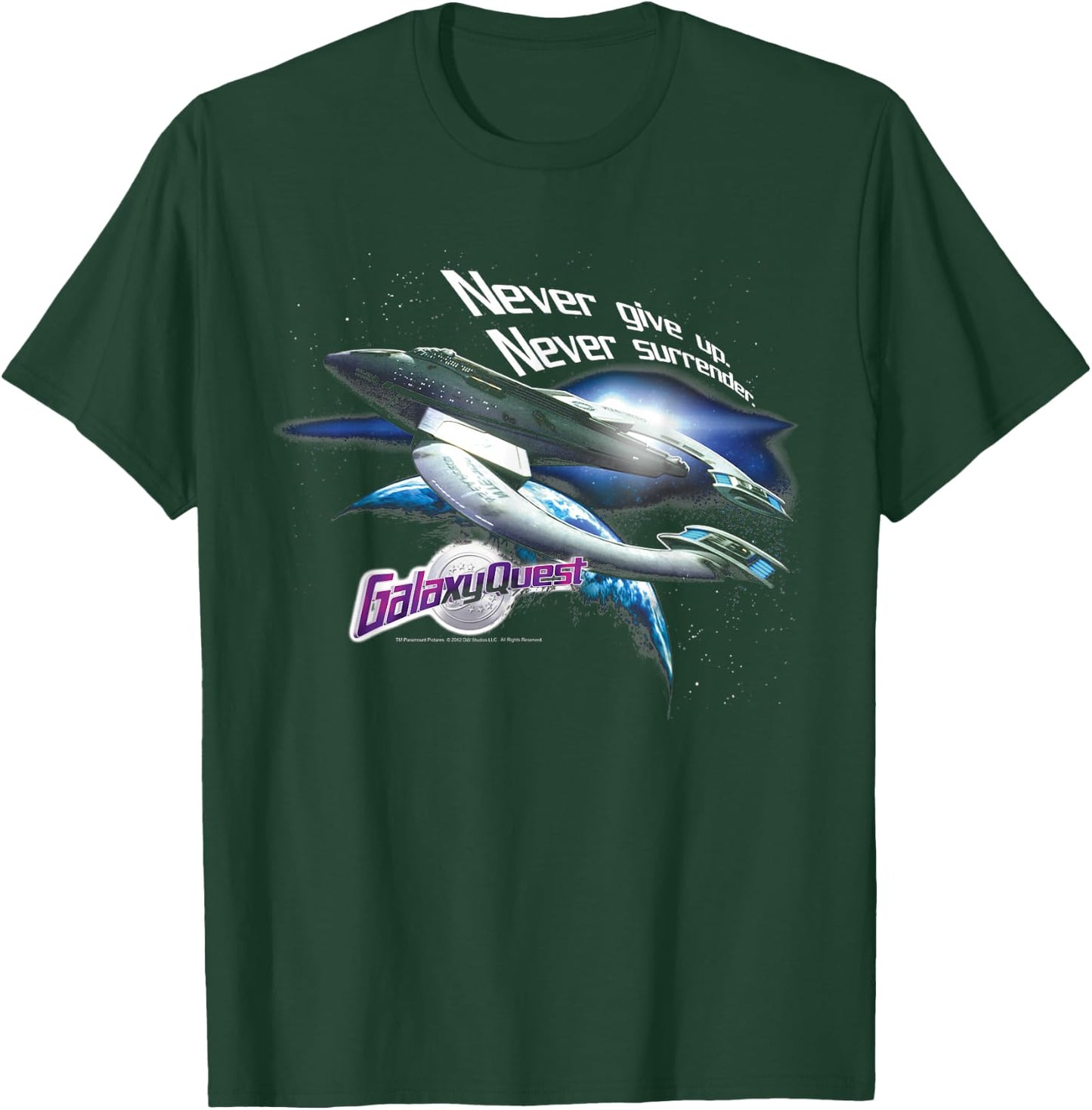 Galaxy Quest Never Surrender T-Shirt - T-Shirt | Forest