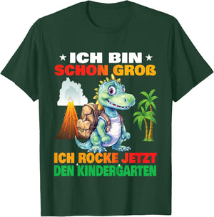 Kindergartenkind 2025 Kita Start Anfang Kindergarten Jungs T-Shirt - T-Shirt | Forest