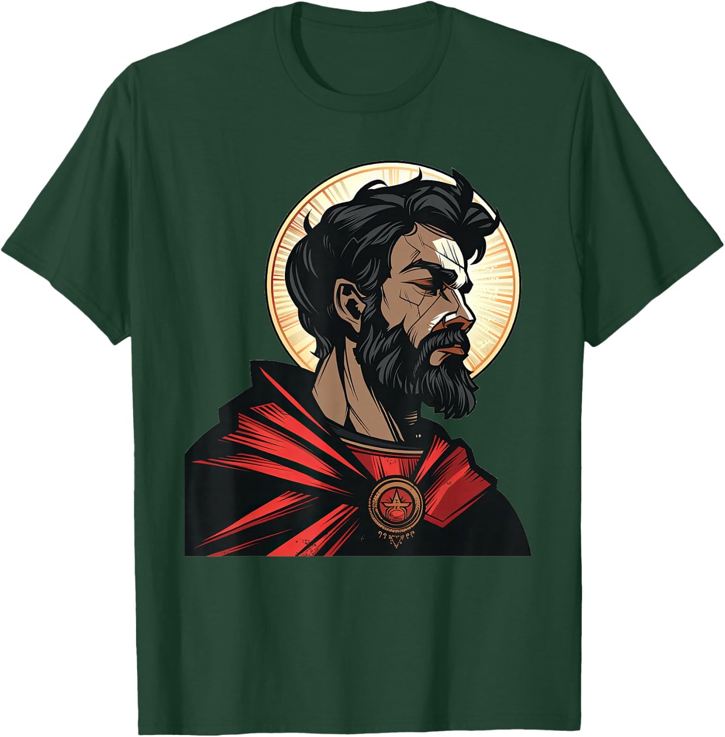 Saint Augustine Of Hippo As A Superhero T-Shirt - T-Shirt | Forest