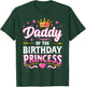 Daddy Of The Birthday Princess Family Matching Girls Party T-Shirt - T-Shirt | Forest