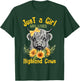 Scottish Highland Cow Just a Girl Who Loves Cows Sunflowers T-Shirt - T-Shirt | Forest