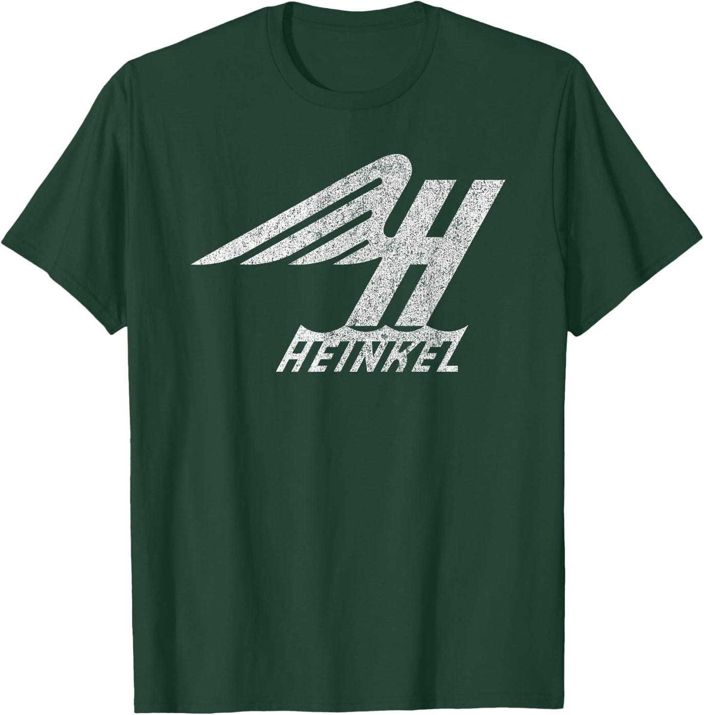 Heinkel Winged H Logo Deutsche Flugzeugfirma in Not T-Shirt - T-Shirt | Forest