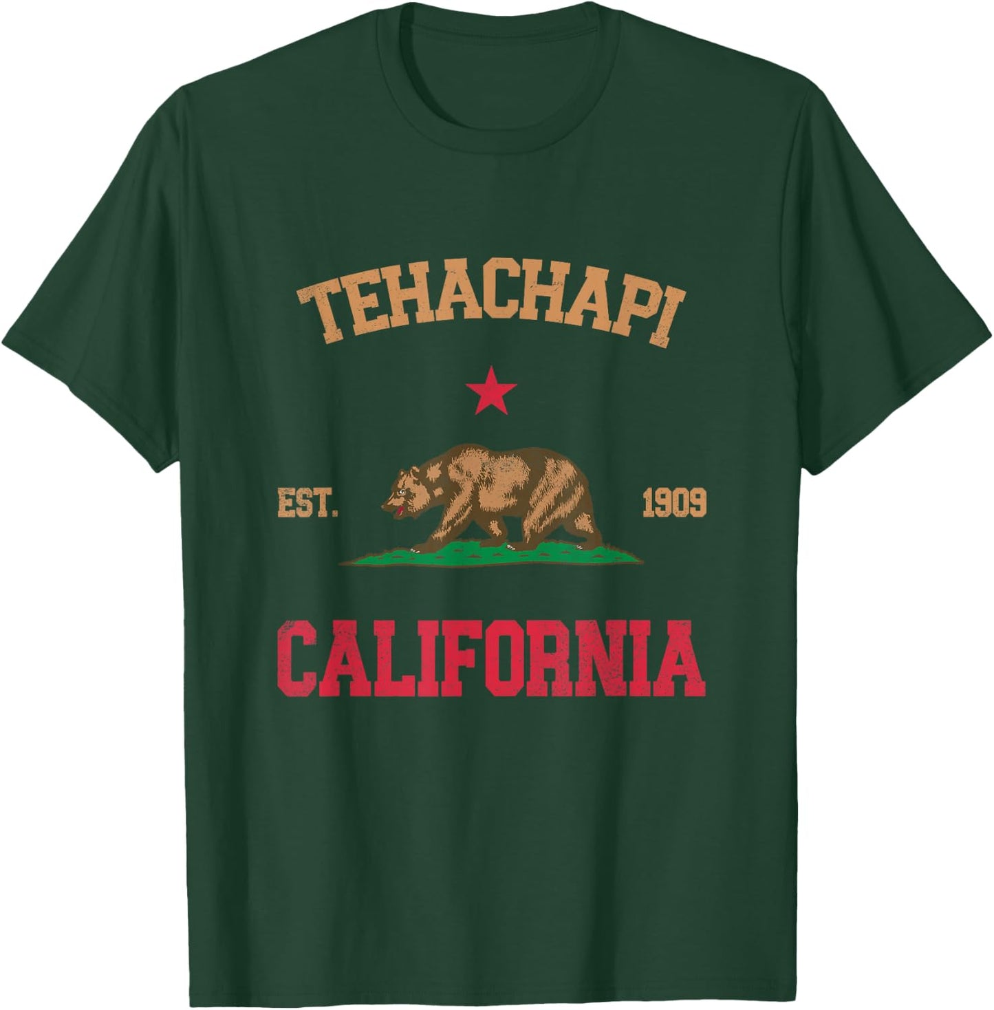 Tehachapi California T-Shirt - T-Shirt | Forest