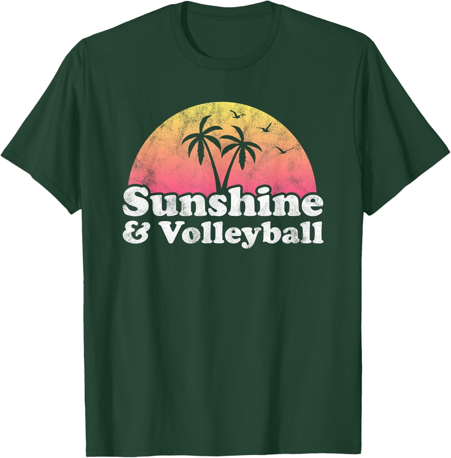 Sunshine and Volleyball T-Shirt - T-Shirt | Forest