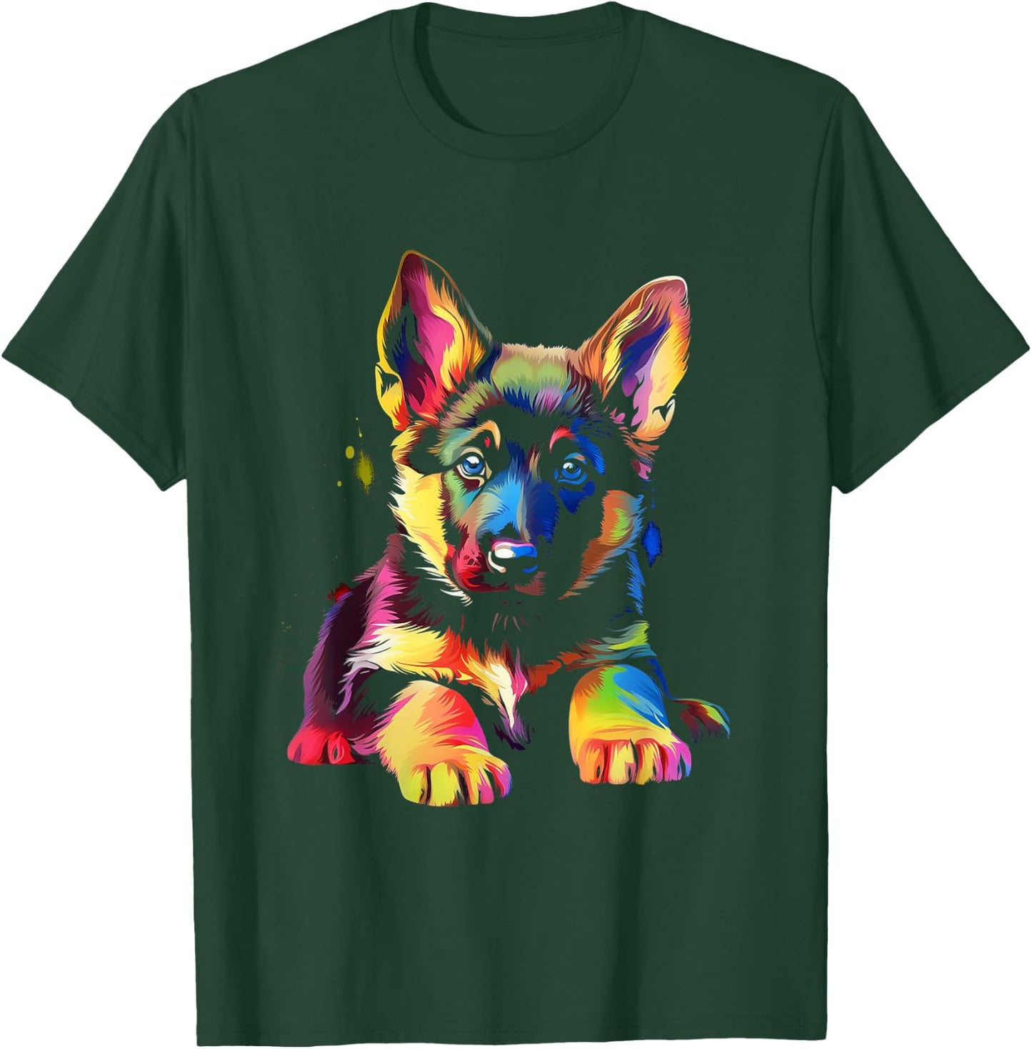 German shepherd puppy T-Shirt - T-Shirt | Forest