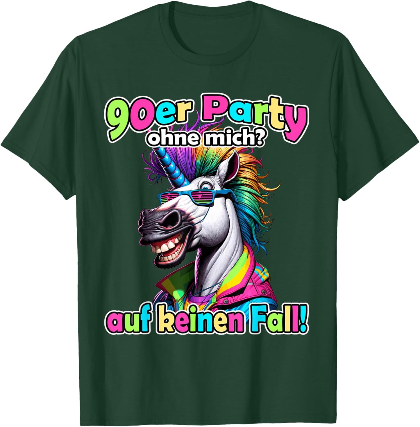 90s Outfit, Men's Themed Party, 90s Outfit, Women's , black T-Shirt - T-Shirt | Forest