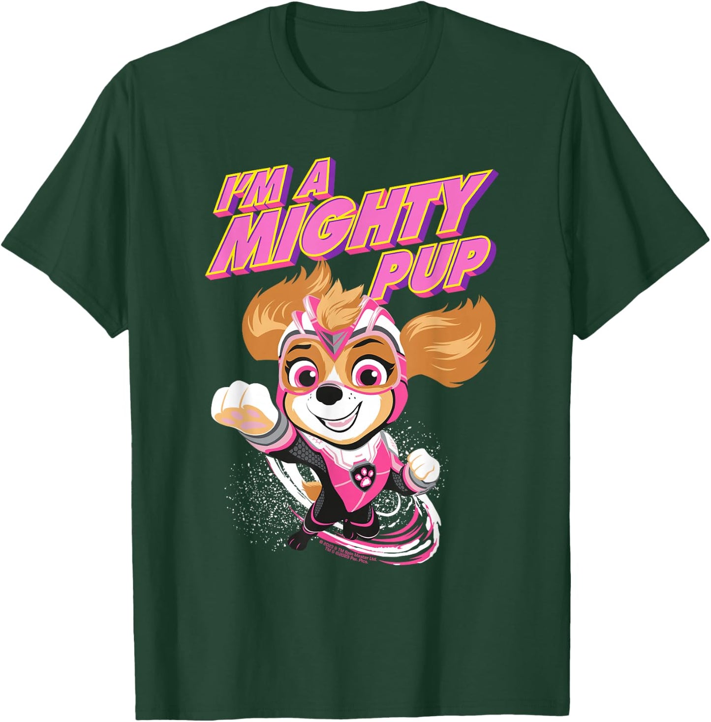 PAW Patrol: The Mighty Movie Skye Is A Mighty Pup , black T-Shirt - T-Shirt | Forest