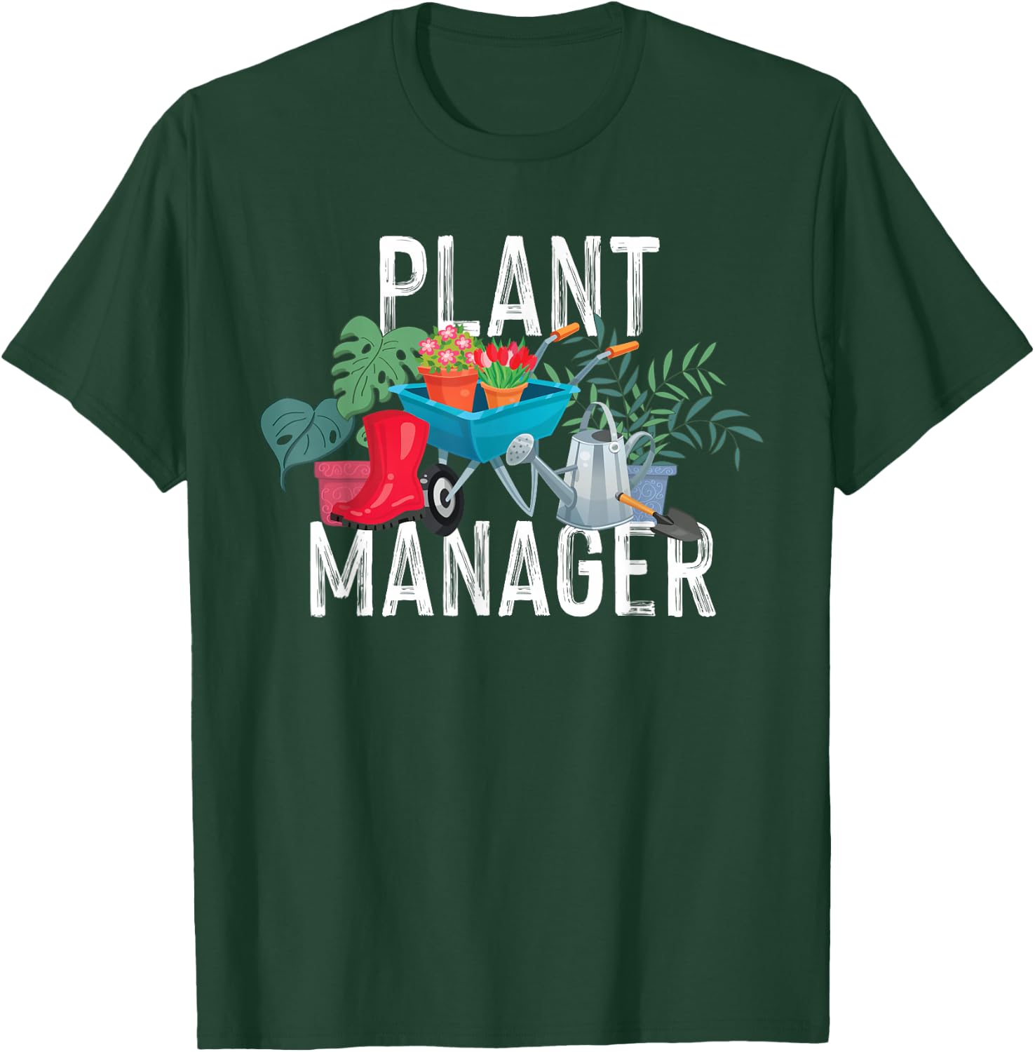 Gardening Plant Manager T-Shirt - T-Shirt | Forest