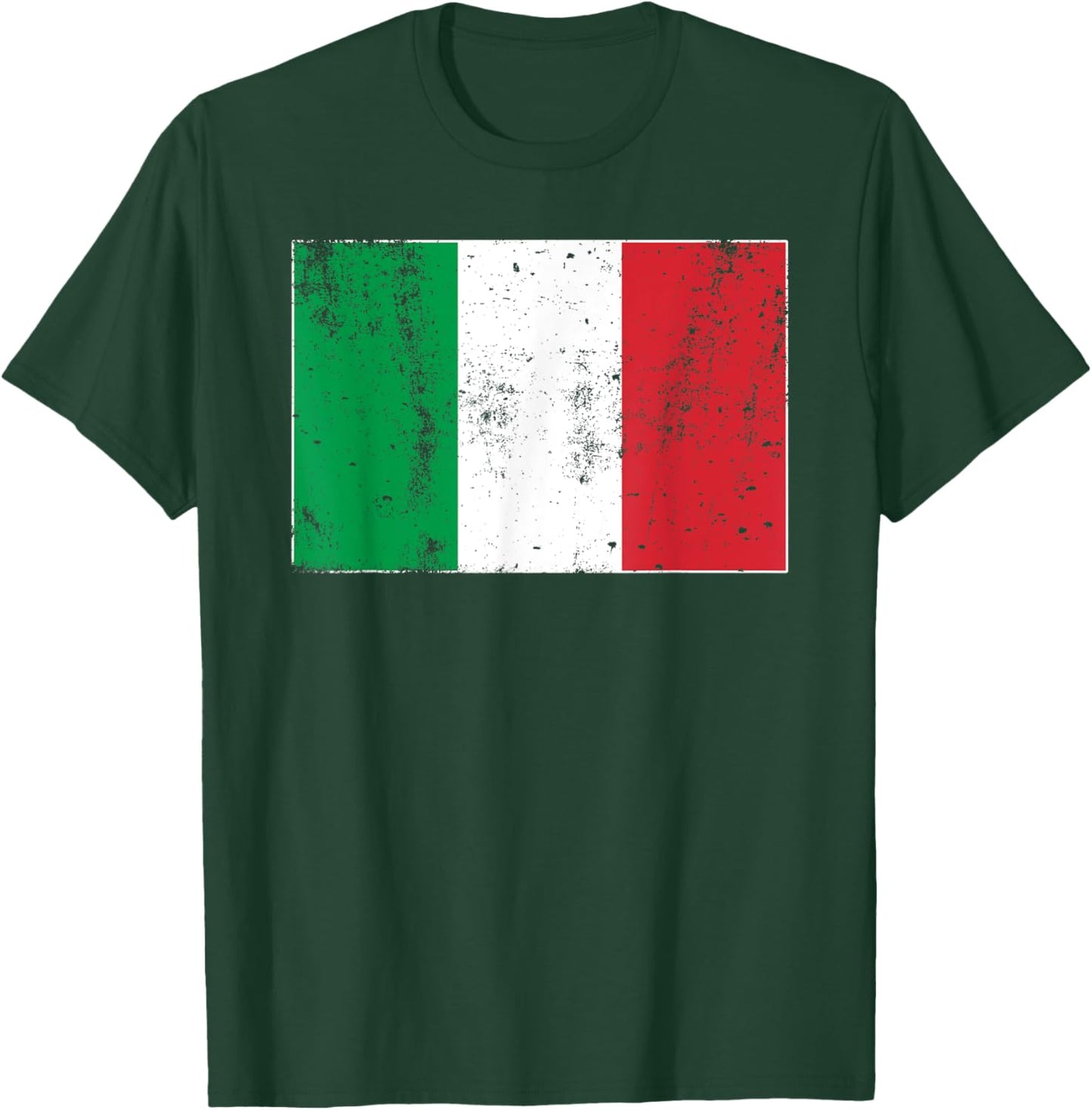 Italian National Country Flag Italy ITALIA Men Women T-Shirt - T-Shirt | Forest
