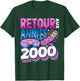 Back to the 2000s Vintage Retro 00s , Black, S T-Shirt - T-Shirt | Forest