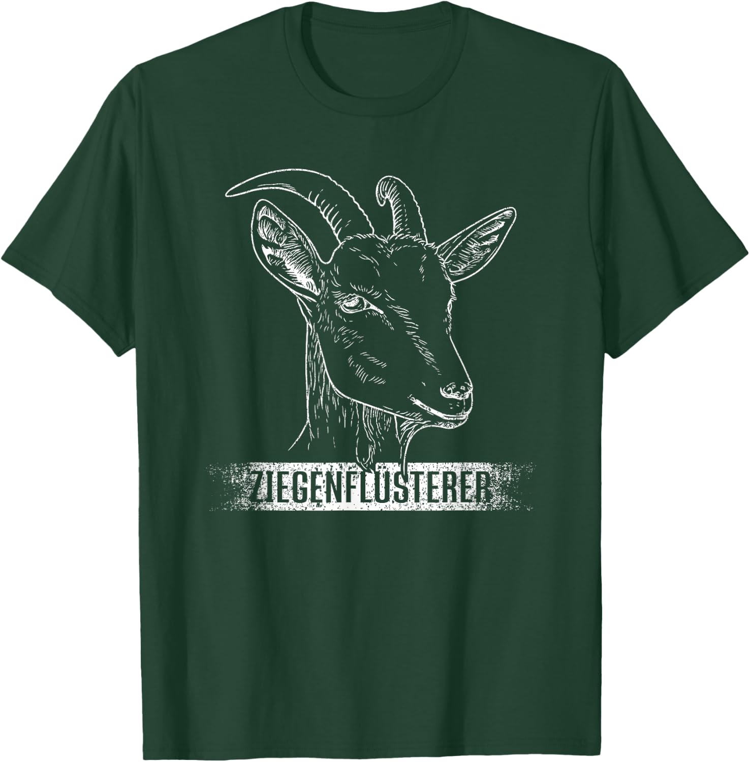 Ziegenflüsterer | Ziegen Flüsterer Lustiges Ziegen Landwirt T-Shirt - T-Shirt | Forest
