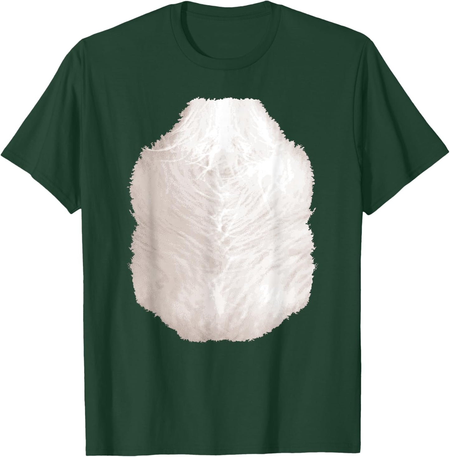 Cute Panda Chest Hair Halloween Costume Hairy Belly Picture T-Shirt - T-Shirt | Forest