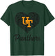 United Township Panthers Logo Lace Heart HS T-Shirt - T-Shirt | Forest