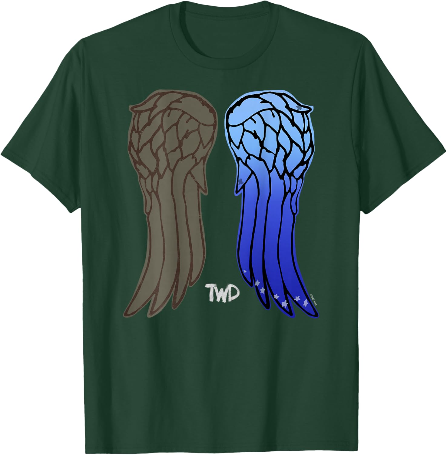 The Walking Dead Daryl Dixon New Wings , black T-Shirt - T-Shirt | Forest