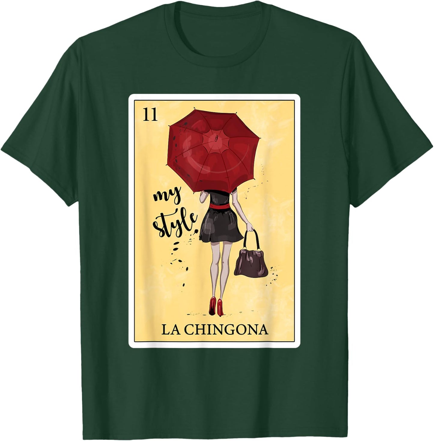 Funny Gifts Spanish-Mexican Bingo - La Chingona T-Shirt - T-Shirt | Forest
