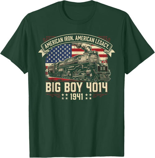 Big Boy Train 4014 Shirt , American Iron Locomotive