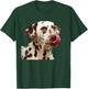 Dalmatian Tongue Licking Funny Cute Liver Color Spots T-Shirt - T-Shirt | Forest