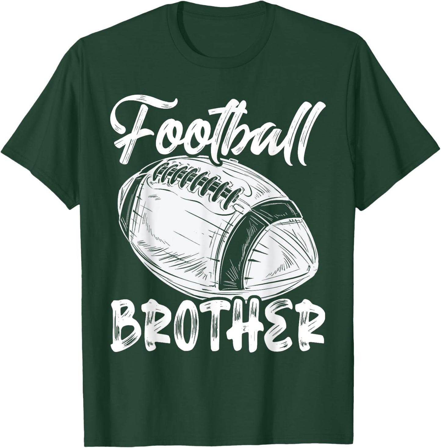 Football Brother Family Matching Players Fathers Day T-Shirt - T-Shirt | Forest