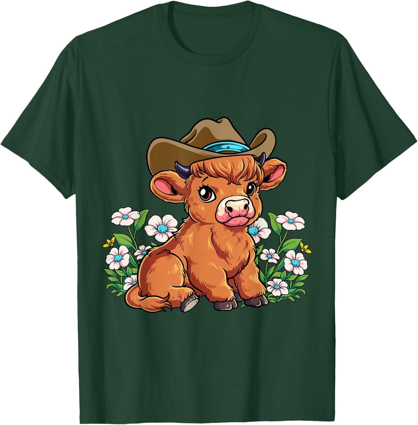 Highland Cow T-Shirt - T-Shirt | Forest