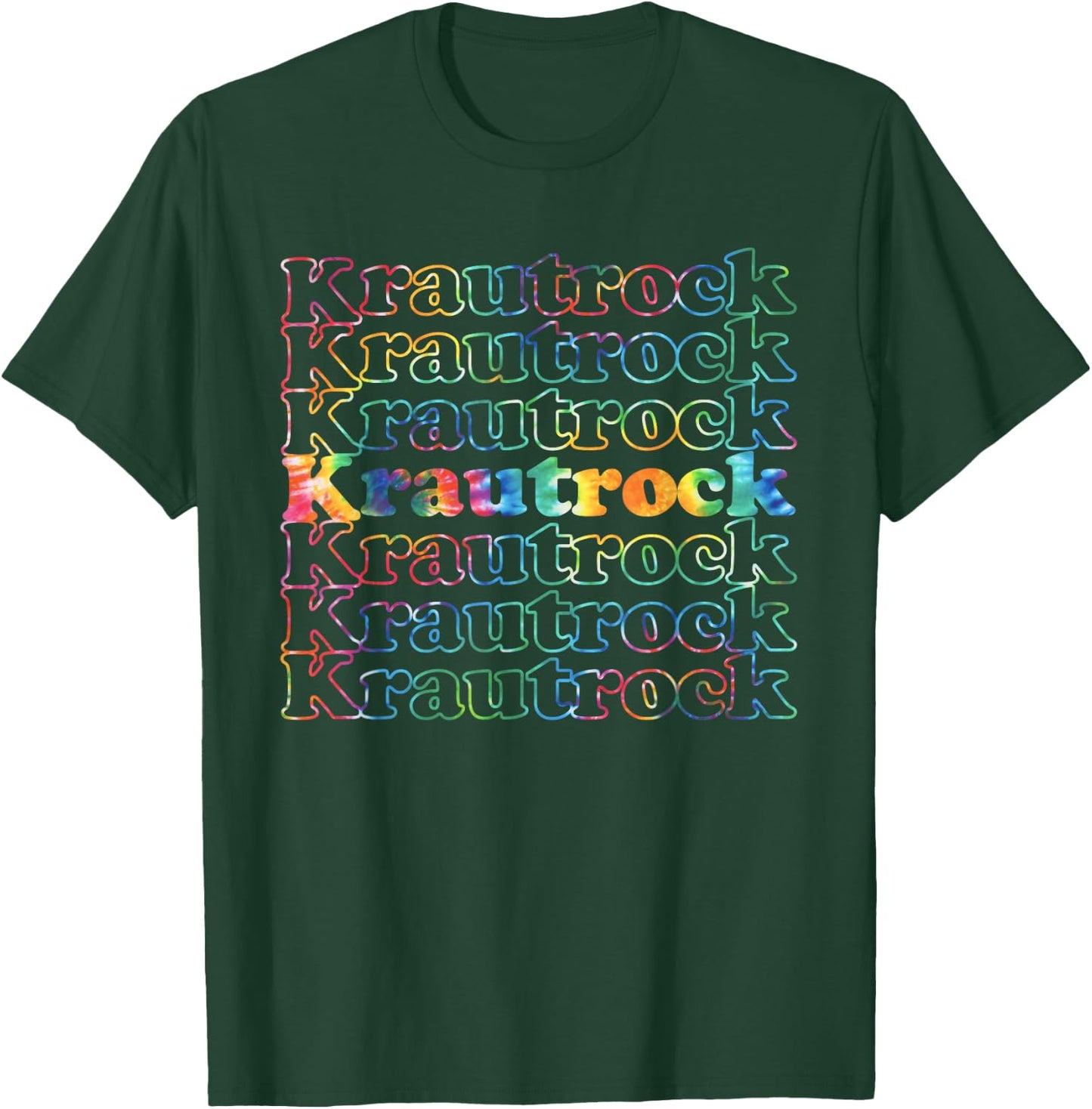 Krautrock Tie Dye T-Shirt - T-Shirt | Forest
