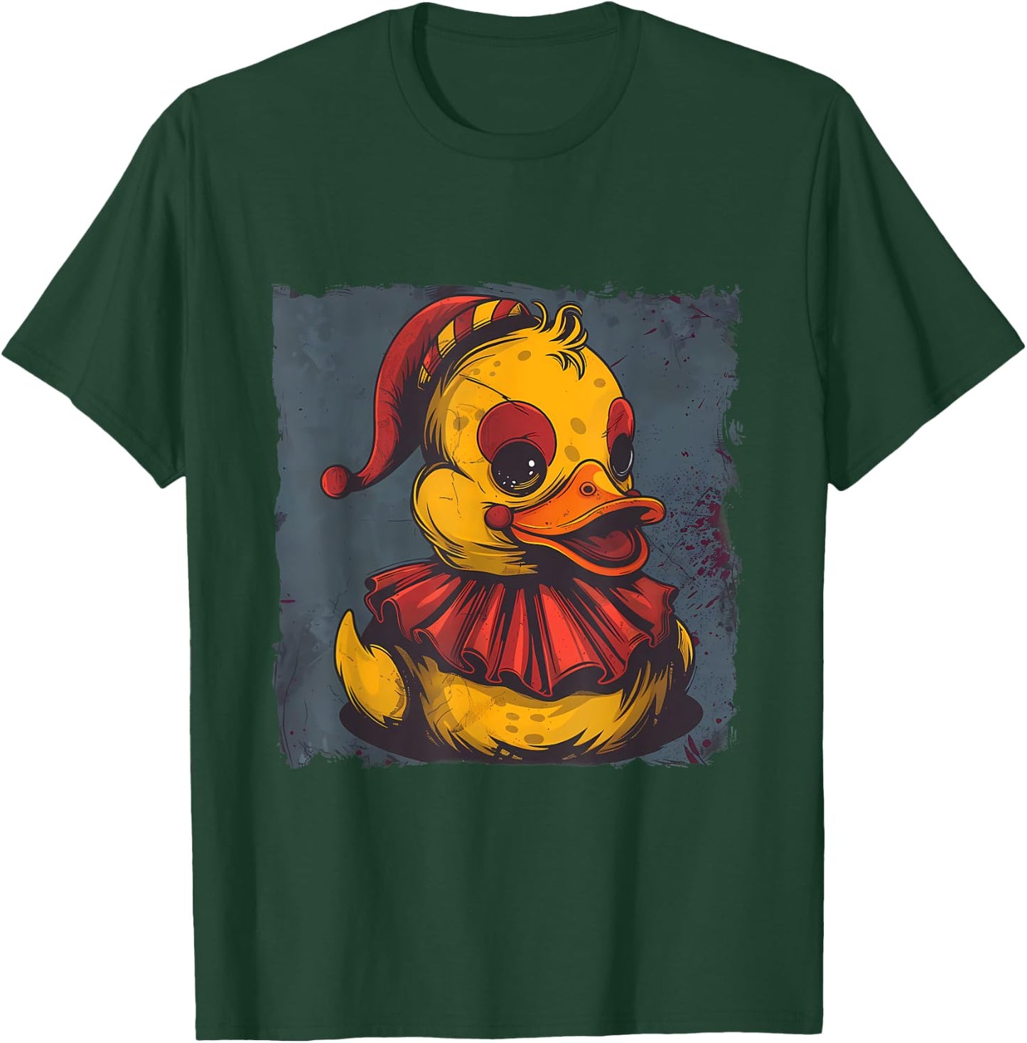 Rubber Duck Clown Rubber Duckie Circus Rubber Duckling T-Shirt - T-Shirt | Forest