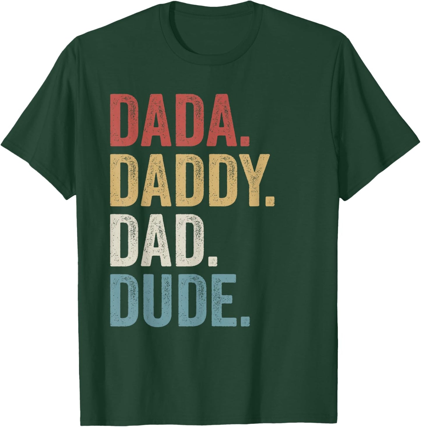 Dada daddy dad dude slang retro vintage T-Shirt - T-Shirt | Forest