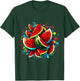 Colorful Watermelon Shirt Tropical Fruit Lovers , Black, S T-Shirt - T-Shirt | Forest