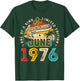 50 Years Old Awesome Since June 1976 50th Birthday Vintage T-Shirt - T-Shirt | Forest
