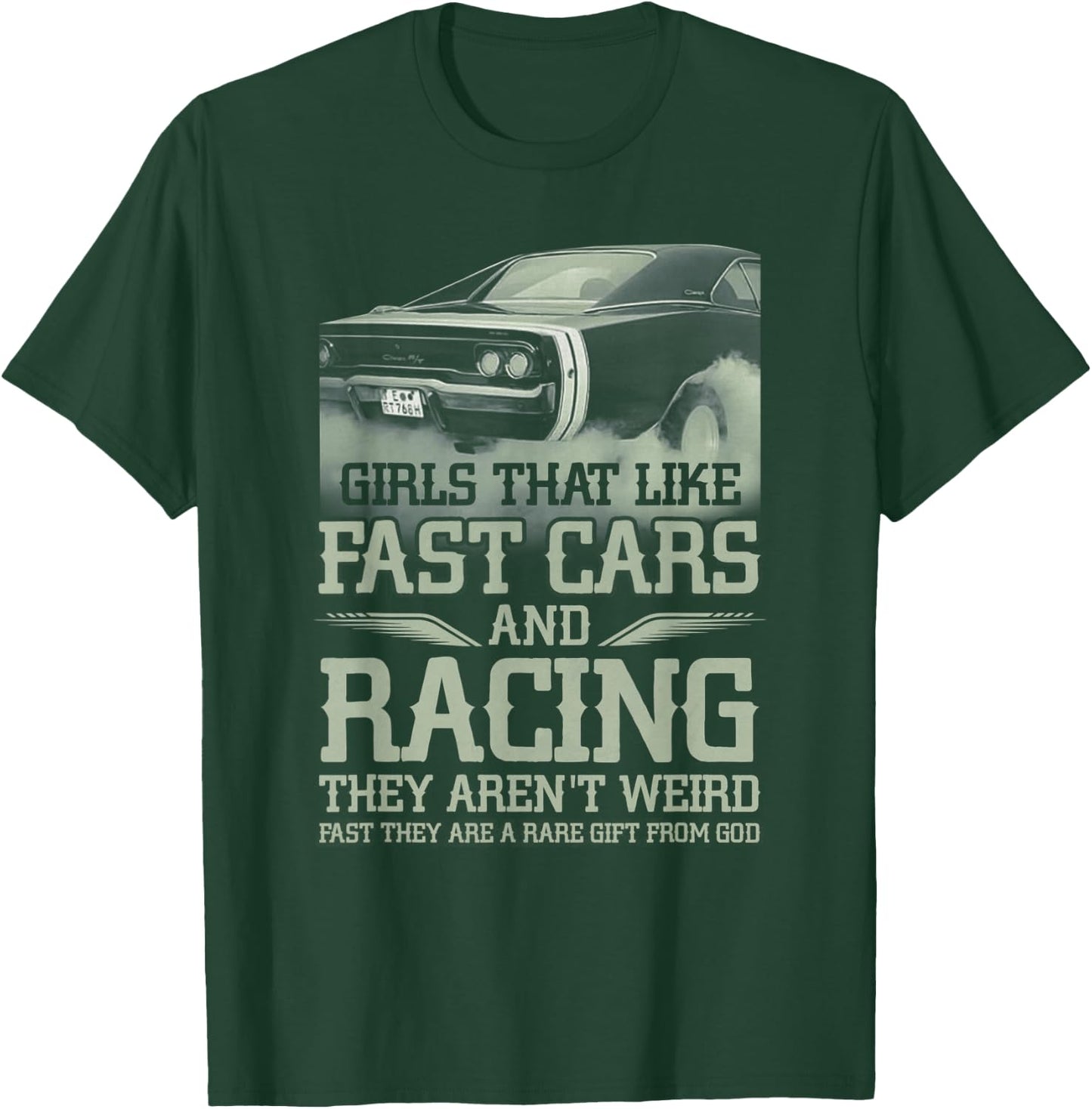 Racing Girl That Like Fast Cars Racing They Aren't Weird T-Shirt - T-Shirt | Forest