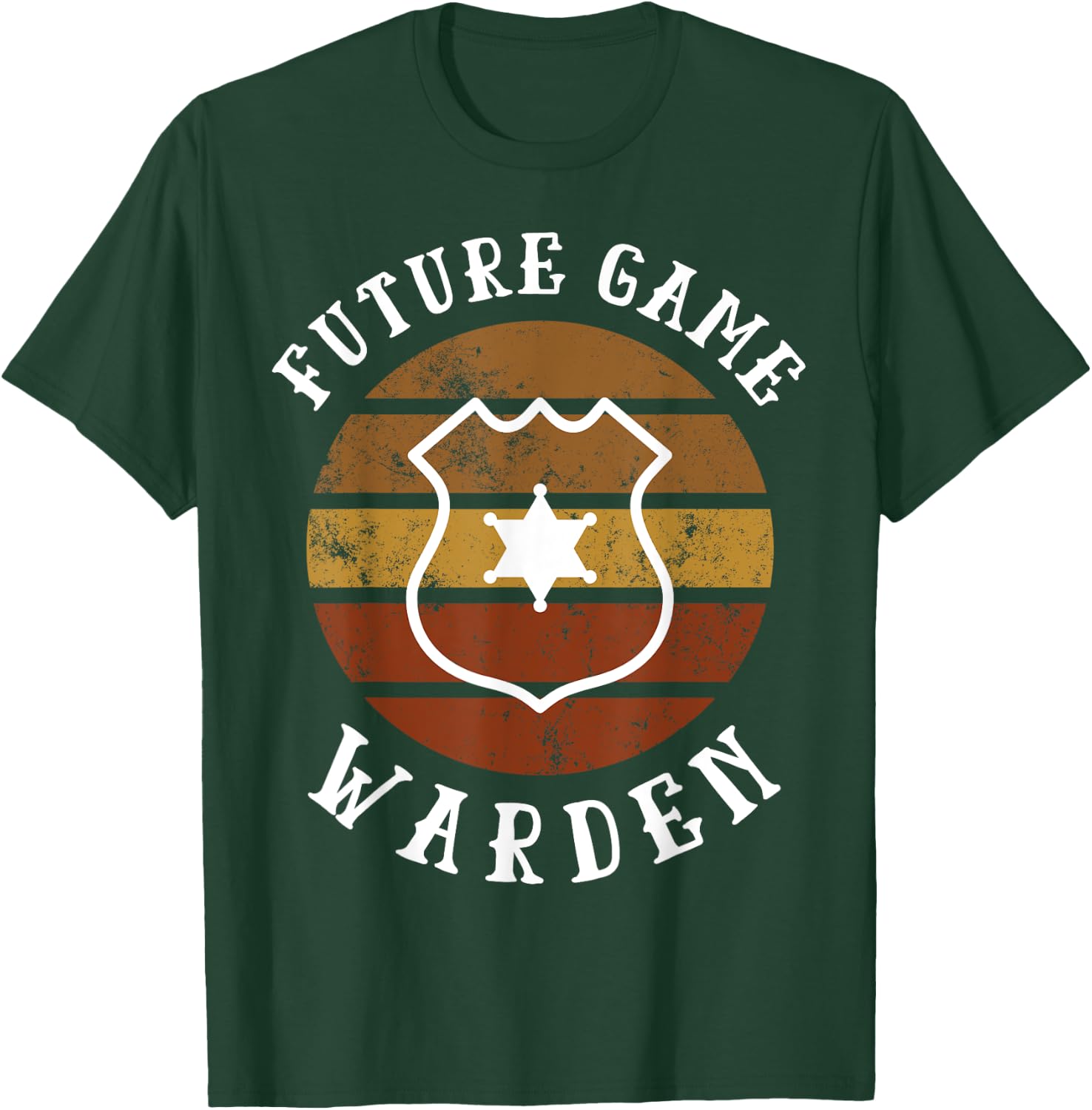 Future Game Warden Shirt Retro Funny Game Warden T-Shirt - T-Shirt | Forest