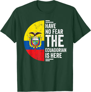 Ecuadorian Roots Outfit Funny Ecuador Heritage Men Women T-Shirt - T-Shirt | Forest