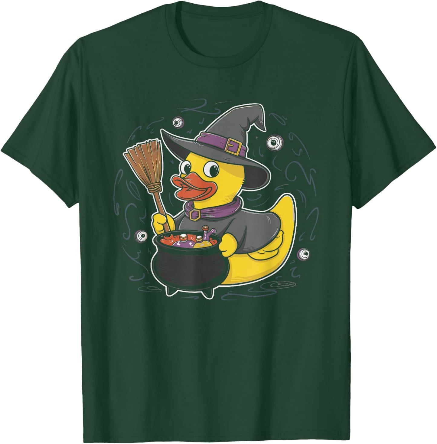 Rubber Duck Witch Rubber Duckie Costume Party T-Shirt - T-Shirt | Forest