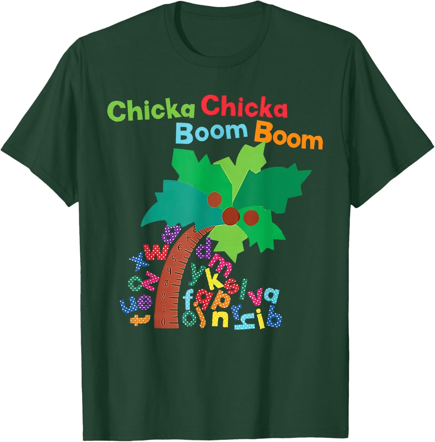 Chicka Boom Boom I'm Glad To See You 1st Day Of School T-Shirt - T-Shirt | Forest