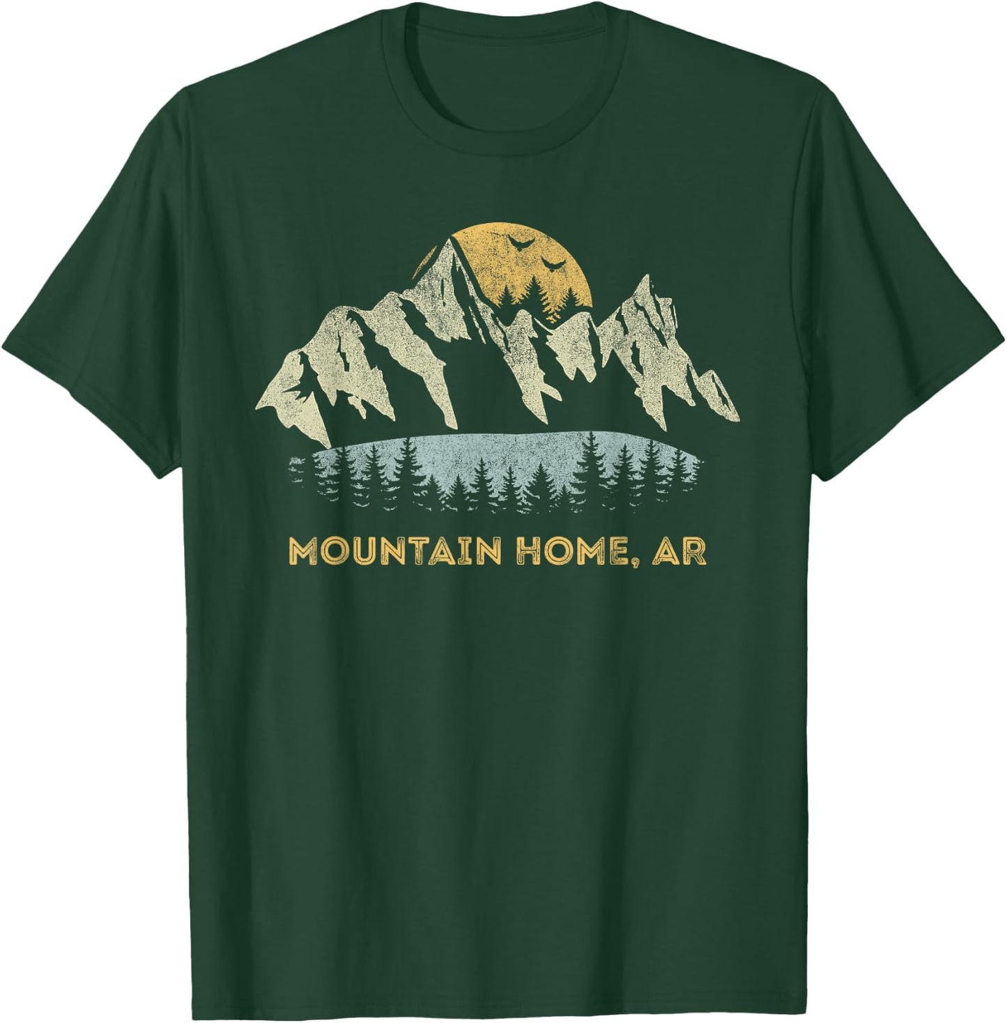 Mountain Home Arkansas Mountain Sunset Sunrise AR T-Shirt - T-Shirt | Forest