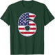 American Flag 6 Year Old Sixth Birthday Shirt T-Shirt - T-Shirt | Forest